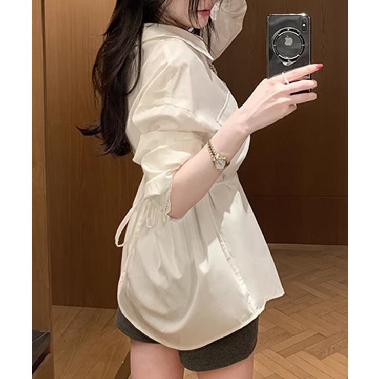 【SETUP7】ルーズデザイン レースシャツ KNF | SETUP7【WOMEN】 | 詳細画像3 