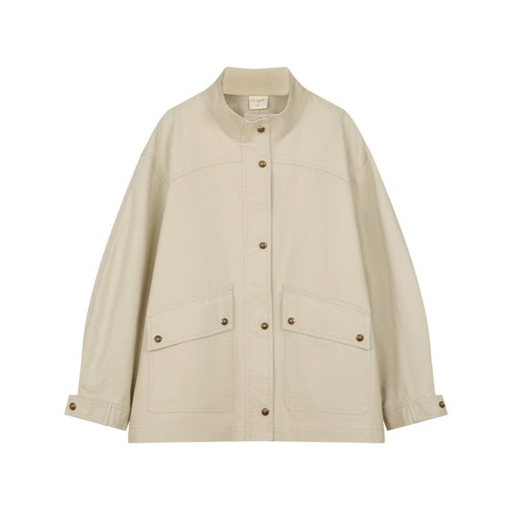 【SETUP7】スタンドカラーフレンチワークジャケット KNF | SETUP7【WOMEN】 | 詳細画像9 