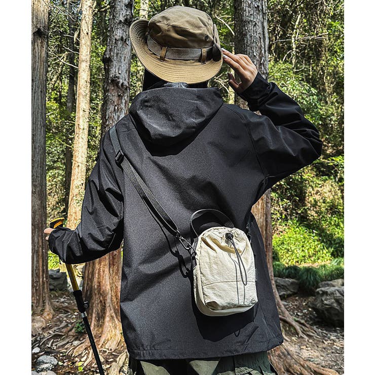 ホワイト | 【SETUP7】ミニショルダーサコッシュ ペットボトル収納 KNF146 | SETUP7【WOMEN】