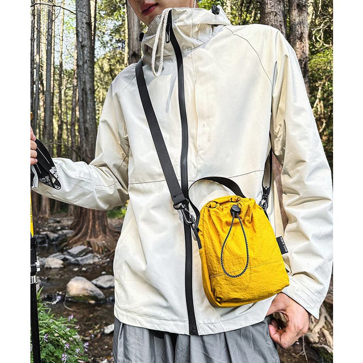 イエロー | 【SETUP7】ミニショルダーサコッシュ ペットボトル収納 KNF146 | SETUP7【WOMEN】