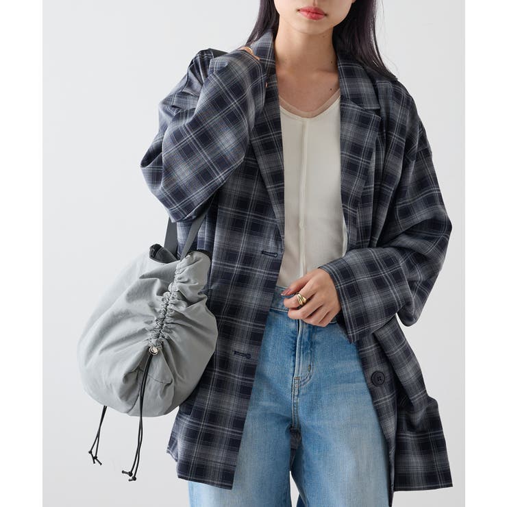 【SETUP7】ワッシャーナイロン ドロストショルダーバッグ GLR | SETUP7【WOMEN】 | 詳細画像15 