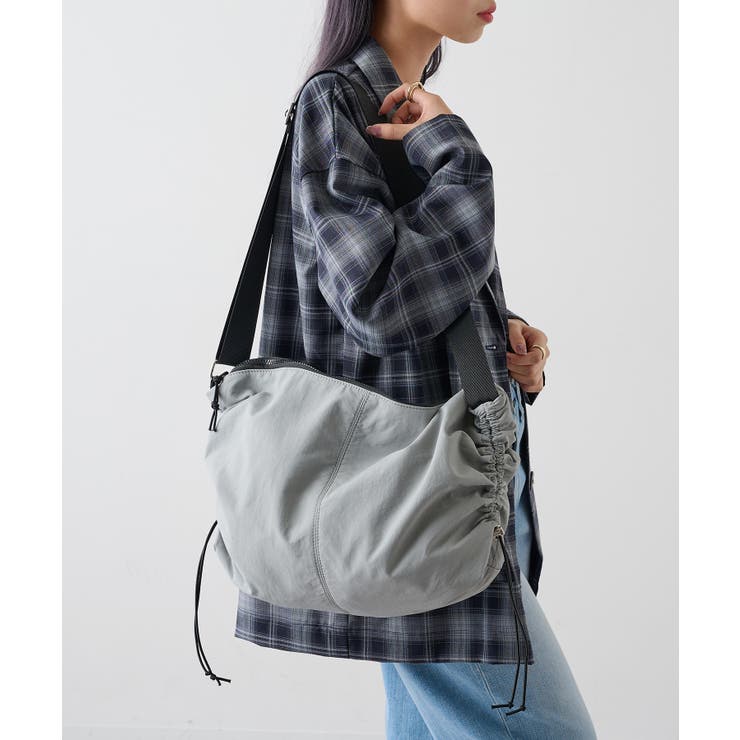 【SETUP7】ワッシャーナイロン ドロストショルダーバッグ GLR | SETUP7【WOMEN】 | 詳細画像16 