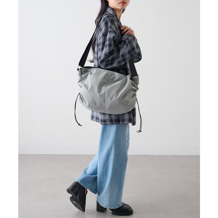 【SETUP7】ワッシャーナイロン ドロストショルダーバッグ GLR | SETUP7【WOMEN】 | 詳細画像18 