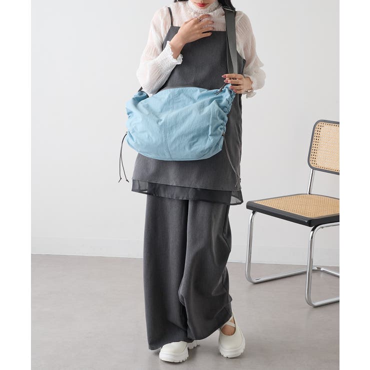 【SETUP7】ワッシャーナイロン ドロストショルダーバッグ GLR | SETUP7【WOMEN】 | 詳細画像23 