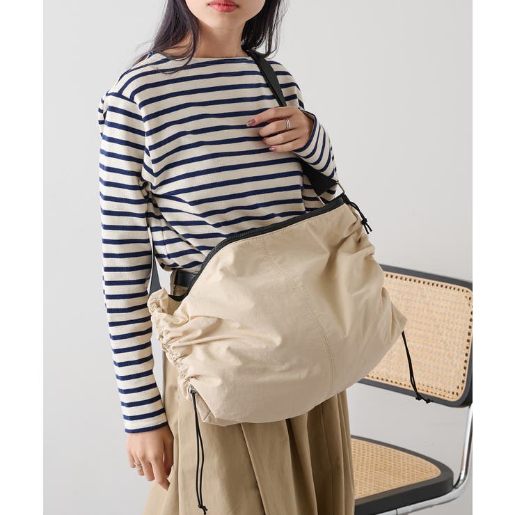 【SETUP7】ワッシャーナイロン ドロストショルダーバッグ GLR | SETUP7【WOMEN】 | 詳細画像9 