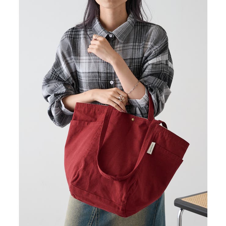 バーガンディー | 【SETUP7】2HANDLEインドトートBAG GLR | SETUP7【WOMEN】