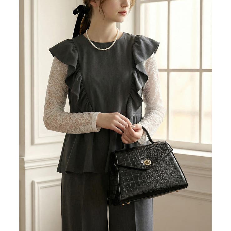 【MAISON BREEZE】クロコ型押し 2wayショルダーバッグ | SETUP7【WOMEN】 | 詳細画像17 