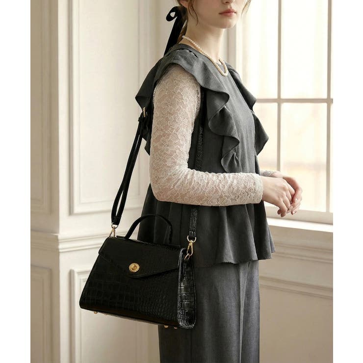 【MAISON BREEZE】クロコ型押し 2wayショルダーバッグ | SETUP7【WOMEN】 | 詳細画像18 