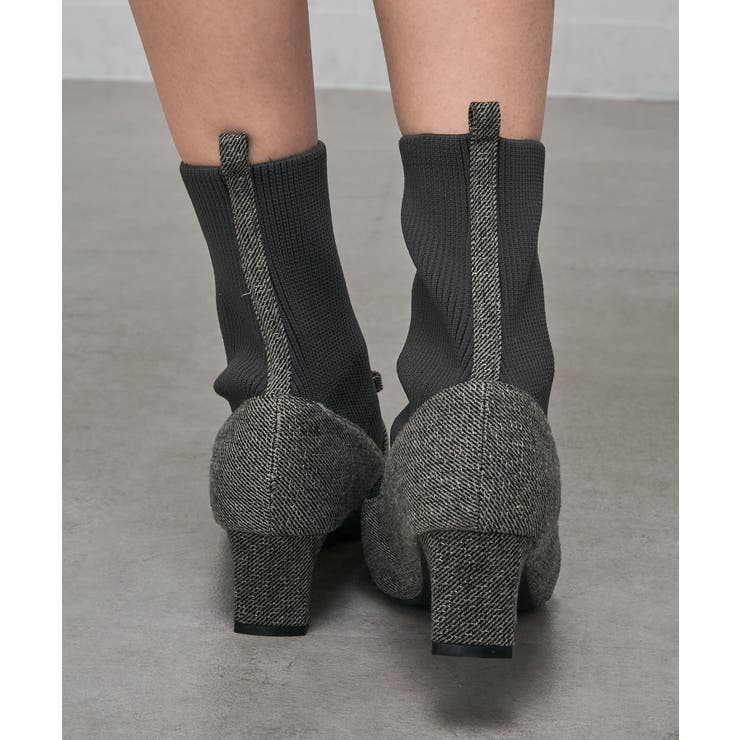 【MAISON BREEZE】ソックスヒールブーツ LON | SETUP7【WOMEN】 | 詳細画像13 