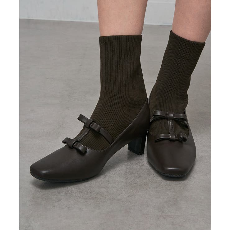 【MAISON BREEZE】ソックスヒールブーツ LON | SETUP7【WOMEN】 | 詳細画像17 