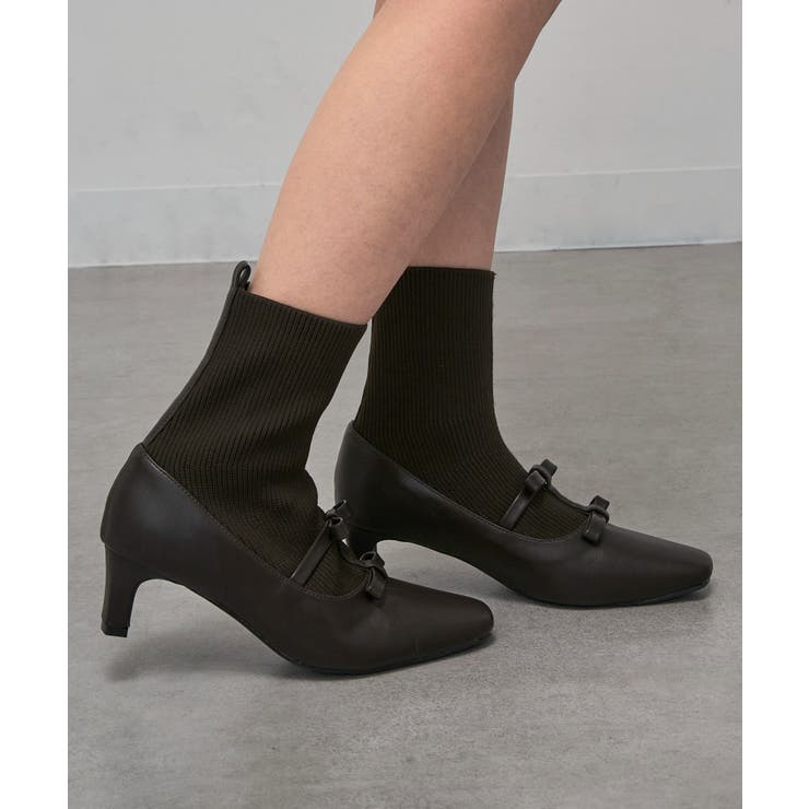 【MAISON BREEZE】ソックスヒールブーツ LON | SETUP7【WOMEN】 | 詳細画像19 