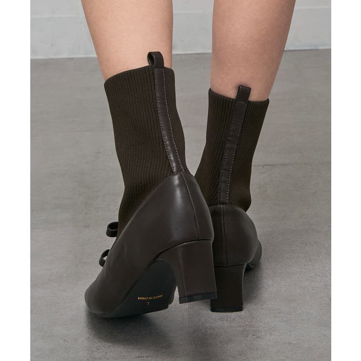 【MAISON BREEZE】ソックスヒールブーツ LON | SETUP7【WOMEN】 | 詳細画像20 