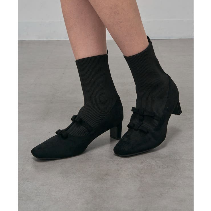 【MAISON BREEZE】ソックスヒールブーツ LON | SETUP7【WOMEN】 | 詳細画像5 