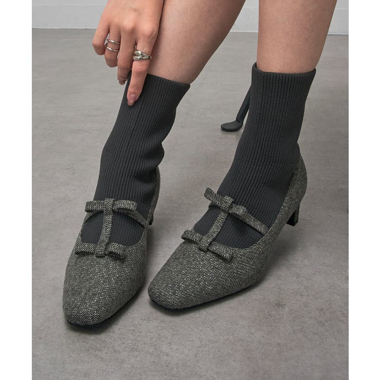グレー | 【MAISON BREEZE】ソックスヒールブーツ LON | SETUP7【WOMEN】