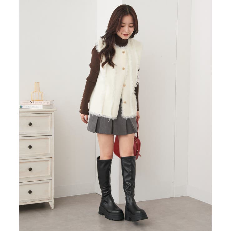 【MAGASIN DE MODE Chou Chou】厚底ロングブーツ LON | SETUP7【WOMEN】 | 詳細画像6 