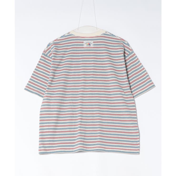 【FRUIT OF THE LOOM】ピーチ起毛ボーダーTシャツ 袖ワッペン | SETUP7【WOMEN】 | 詳細画像40 