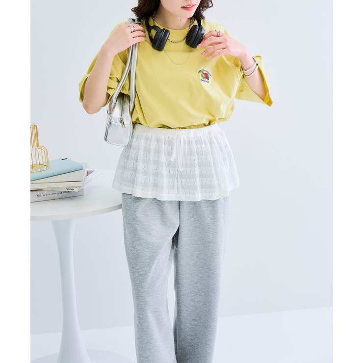 【FRUIT OF THE LOOM】バックプリントシャツ 袖ワッペン | SETUP7【WOMEN】 | 詳細画像22 