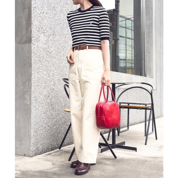 【U.S. POLO ASSN.】ワンポイント刺繍 クルーネックケーブルニット | SETUP7【WOMEN】 | 詳細画像11 