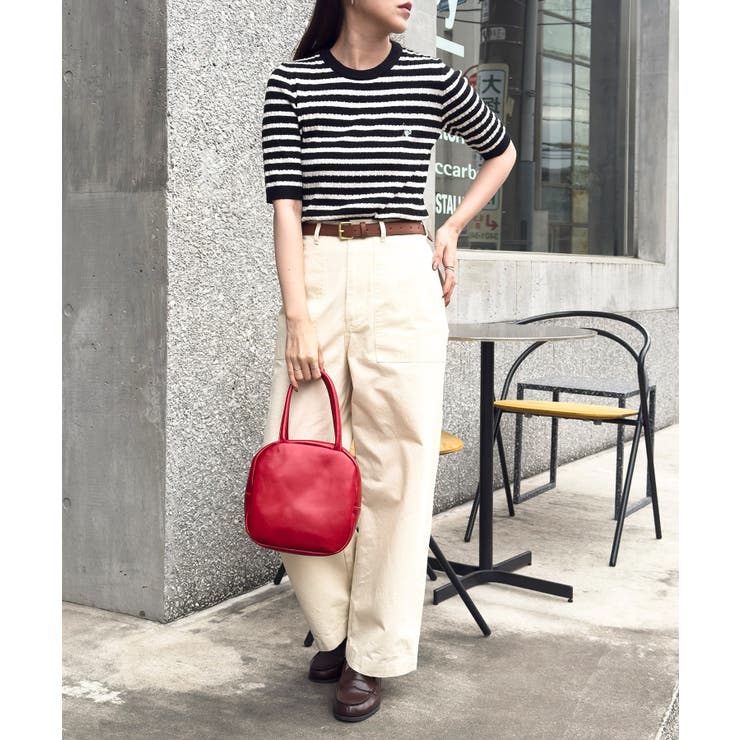 【U.S. POLO ASSN.】ワンポイント刺繍 クルーネックケーブルニット | SETUP7【WOMEN】 | 詳細画像12 