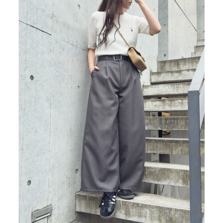 【U.S. POLO ASSN.】ワンポイント刺繍 クルーネックケーブルニット | SETUP7【WOMEN】 | 詳細画像17 