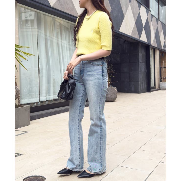 【U.S. POLO ASSN.】ワンポイント刺繍 クルーネックケーブルニット | SETUP7【WOMEN】 | 詳細画像36 