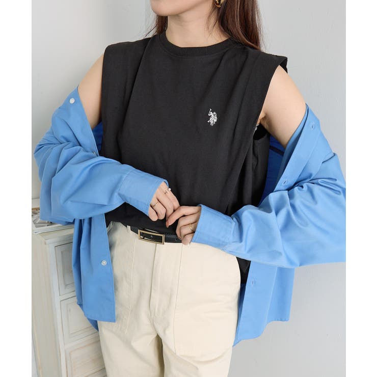 【U.S. POLO ASSN.】ワンポイント刺繍 ソフトタッチタンクトップ | SETUP7【WOMEN】 | 詳細画像10 