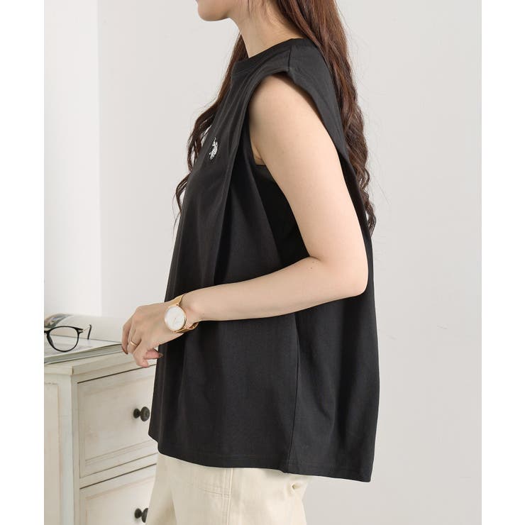 【U.S. POLO ASSN.】ワンポイント刺繍 ソフトタッチタンクトップ | SETUP7【WOMEN】 | 詳細画像11 