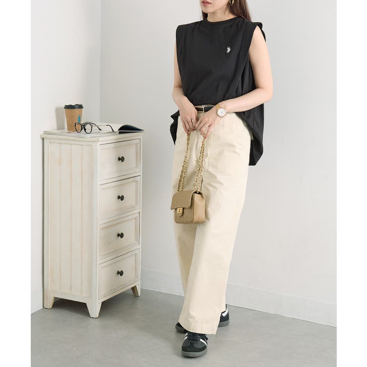 【U.S. POLO ASSN.】ワンポイント刺繍 ソフトタッチタンクトップ | SETUP7【WOMEN】 | 詳細画像13 