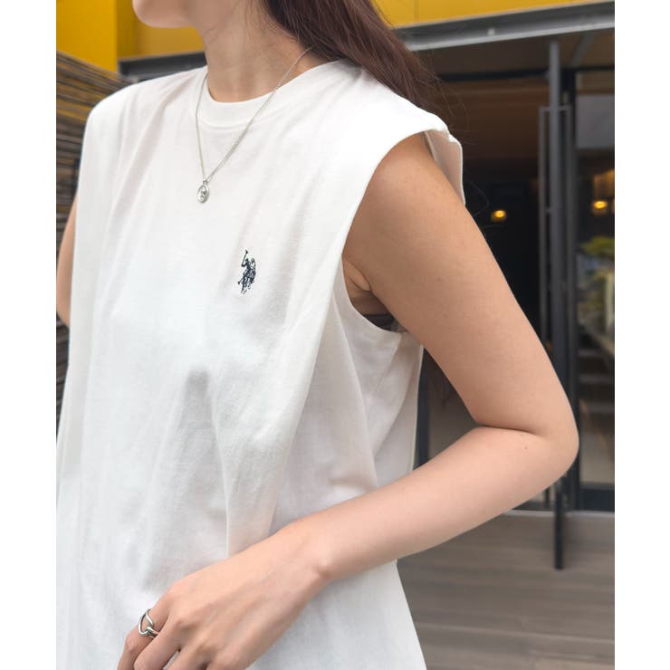 【U.S. POLO ASSN.】ワンポイント刺繍 ソフトタッチタンクトップ | SETUP7【WOMEN】 | 詳細画像15 
