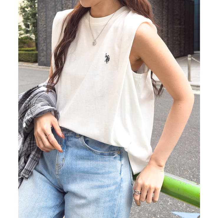 【U.S. POLO ASSN.】ワンポイント刺繍 ソフトタッチタンクトップ | SETUP7【WOMEN】 | 詳細画像16 