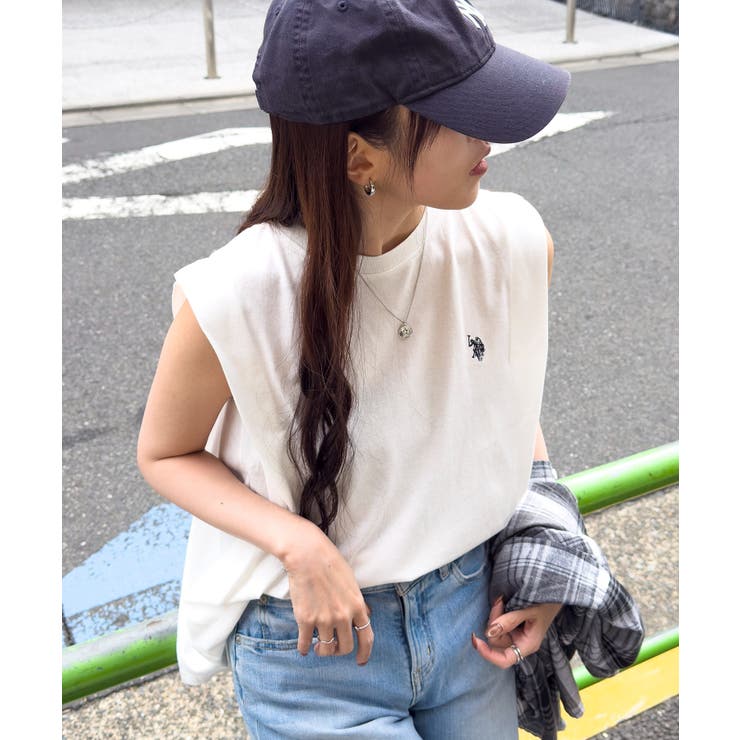【U.S. POLO ASSN.】ワンポイント刺繍 ソフトタッチタンクトップ | SETUP7【WOMEN】 | 詳細画像17 