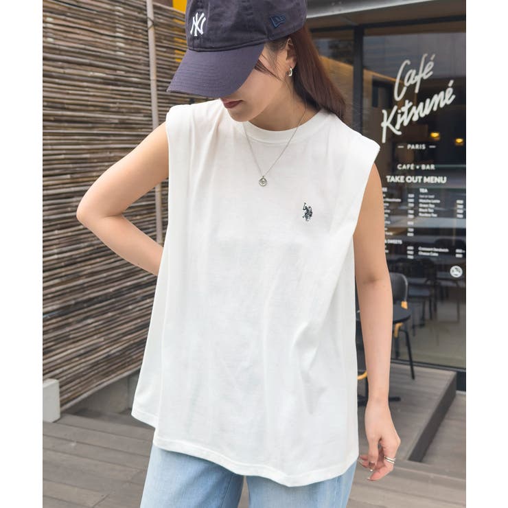 【U.S. POLO ASSN.】ワンポイント刺繍 ソフトタッチタンクトップ | SETUP7【WOMEN】 | 詳細画像18 