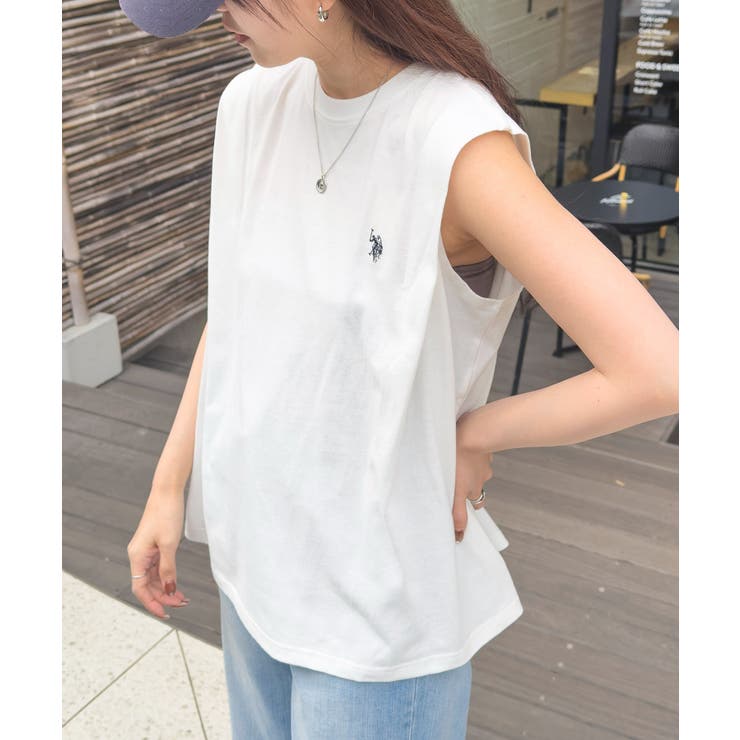 【U.S. POLO ASSN.】ワンポイント刺繍 ソフトタッチタンクトップ | SETUP7【WOMEN】 | 詳細画像19 