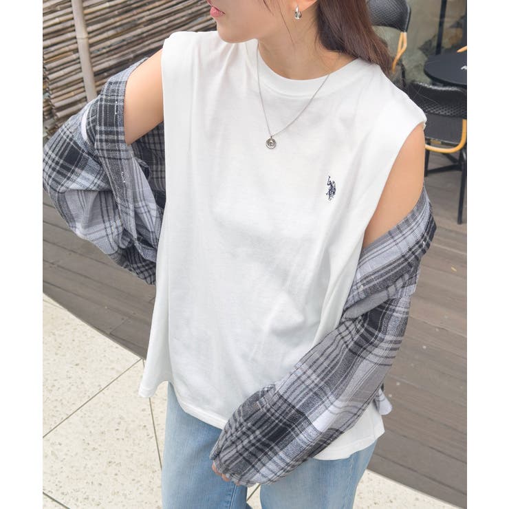 【U.S. POLO ASSN.】ワンポイント刺繍 ソフトタッチタンクトップ | SETUP7【WOMEN】 | 詳細画像20 