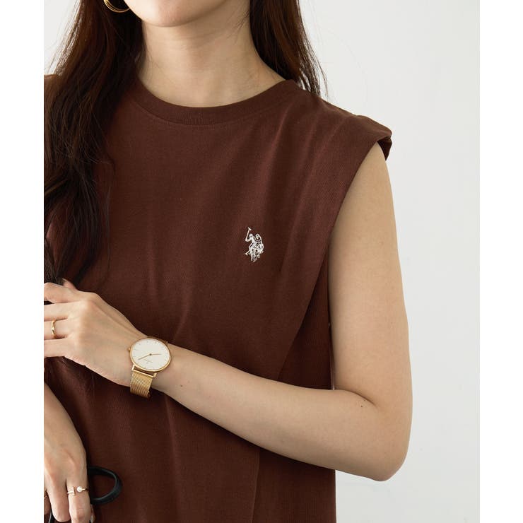 【U.S. POLO ASSN.】ワンポイント刺繍 ソフトタッチタンクトップ | SETUP7【WOMEN】 | 詳細画像24 