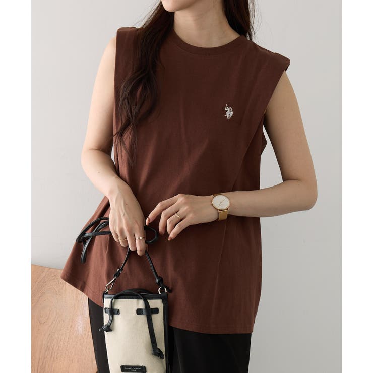 【U.S. POLO ASSN.】ワンポイント刺繍 ソフトタッチタンクトップ | SETUP7【WOMEN】 | 詳細画像25 