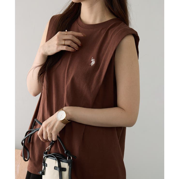【U.S. POLO ASSN.】ワンポイント刺繍 ソフトタッチタンクトップ | SETUP7【WOMEN】 | 詳細画像27 