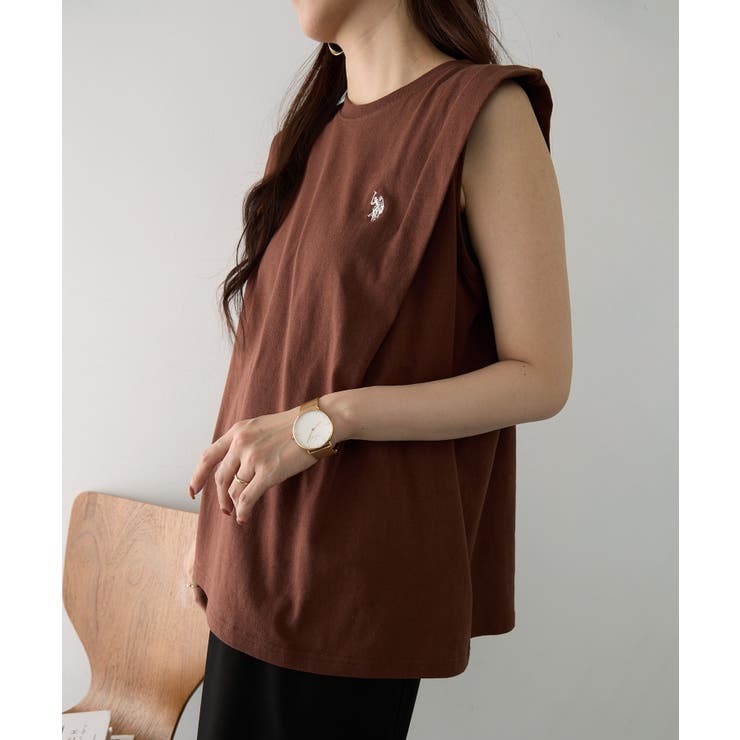 【U.S. POLO ASSN.】ワンポイント刺繍 ソフトタッチタンクトップ | SETUP7【WOMEN】 | 詳細画像28 