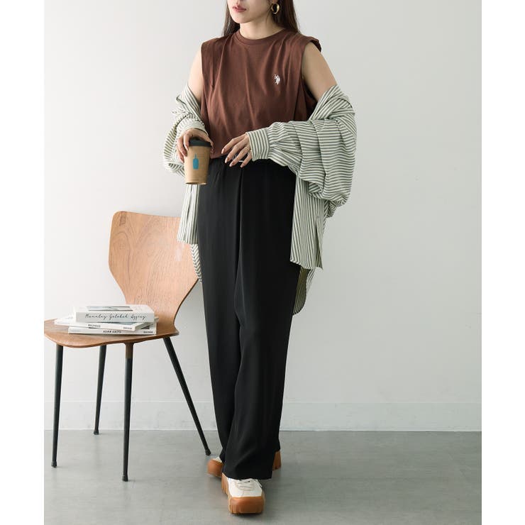 【U.S. POLO ASSN.】ワンポイント刺繍 ソフトタッチタンクトップ | SETUP7【WOMEN】 | 詳細画像34 