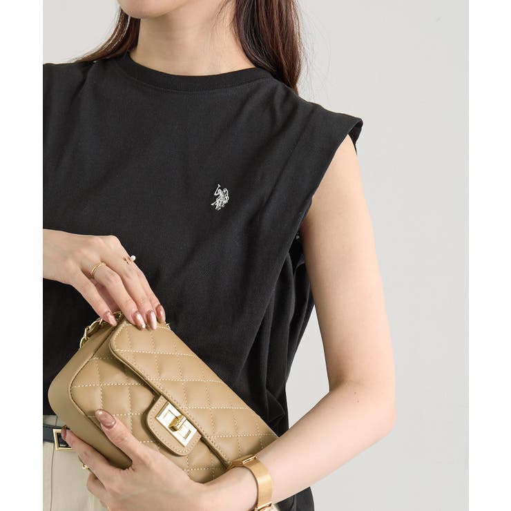 【U.S. POLO ASSN.】ワンポイント刺繍 ソフトタッチタンクトップ | SETUP7【WOMEN】 | 詳細画像4 