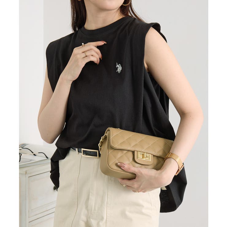 【U.S. POLO ASSN.】ワンポイント刺繍 ソフトタッチタンクトップ | SETUP7【WOMEN】 | 詳細画像5 