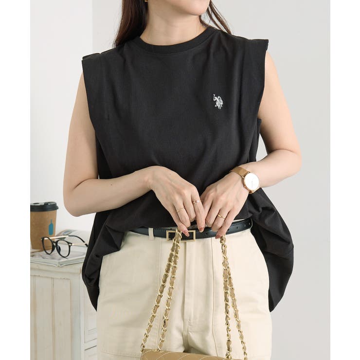 【U.S. POLO ASSN.】ワンポイント刺繍 ソフトタッチタンクトップ | SETUP7【WOMEN】 | 詳細画像7 