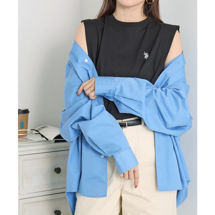 【U.S. POLO ASSN.】ワンポイント刺繍 ソフトタッチタンクトップ | SETUP7【WOMEN】 | 詳細画像9 