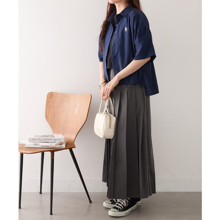 【U.S. POLO ASSN.】ワンポイント刺繍 クールエア 半袖シャツ | SETUP7【WOMEN】 | 詳細画像19 