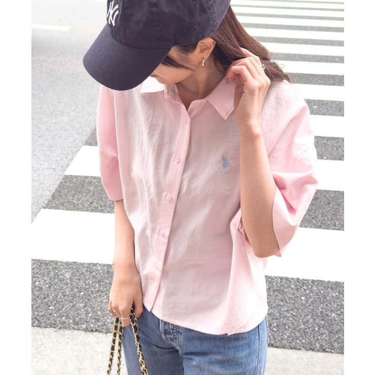 【U.S. POLO ASSN.】ワンポイント刺繍 クールエア 半袖シャツ | SETUP7【WOMEN】 | 詳細画像30 