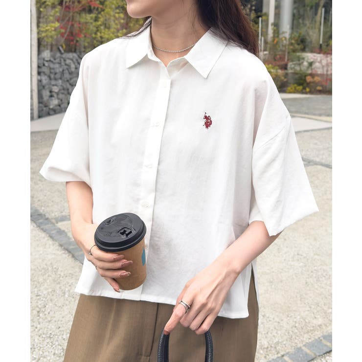 【U.S. POLO ASSN.】ワンポイント刺繍 クールエア 半袖シャツ | SETUP7【WOMEN】 | 詳細画像6 
