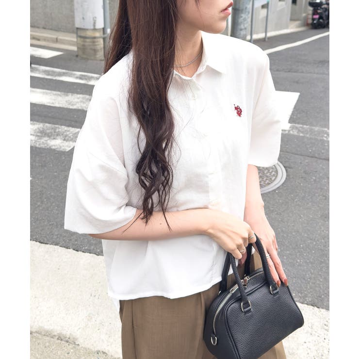 【U.S. POLO ASSN.】ワンポイント刺繍 クールエア 半袖シャツ | SETUP7【WOMEN】 | 詳細画像8 