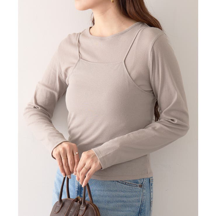 グレー | 【Healthknit】Camisole & L | SETUP7【WOMEN】