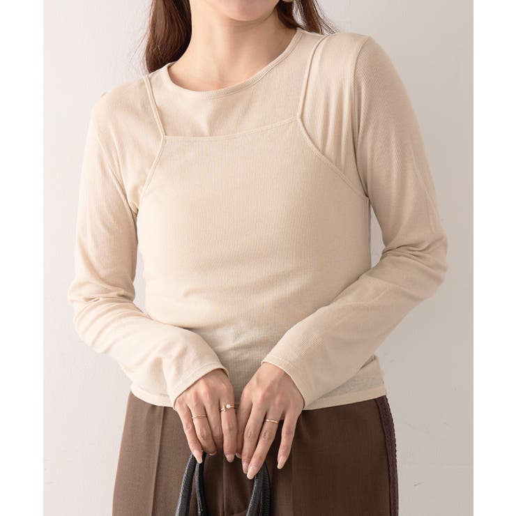 ライトベージュ | 【Healthknit】Camisole & L | SETUP7【WOMEN】
