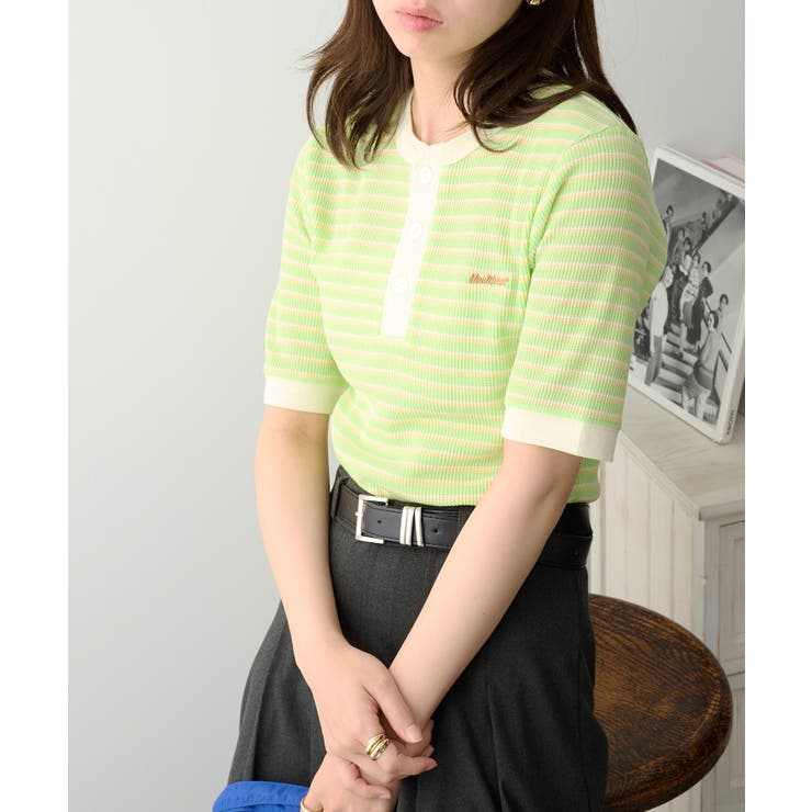 【Healthknit】【別注】マルチボーダーワッフルT/C 50/50 | SETUP7【WOMEN】 | 詳細画像16 